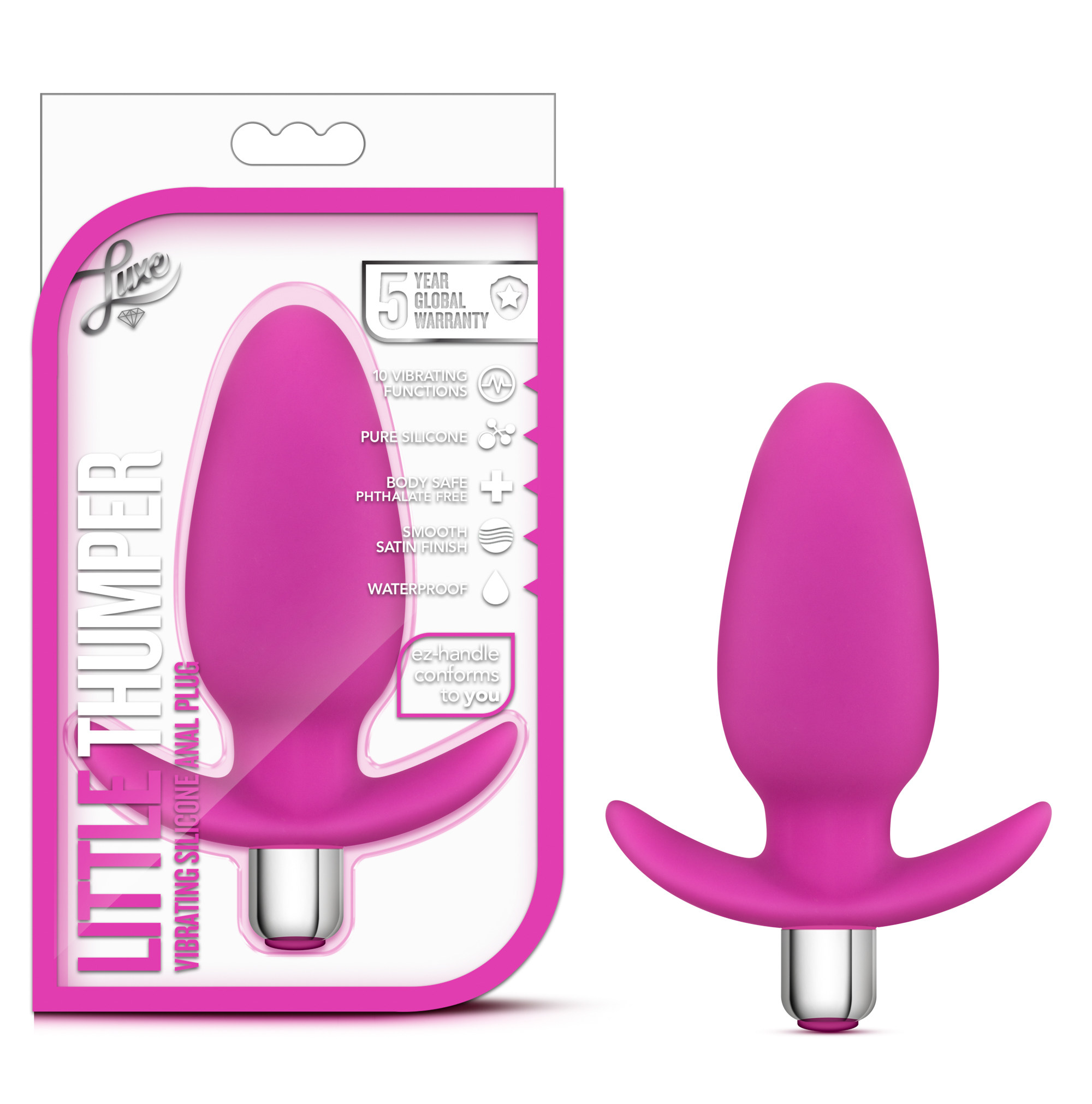 intense vibrations.</li><li>Waterproof- Use Little Thumper where ever you like! Pool side