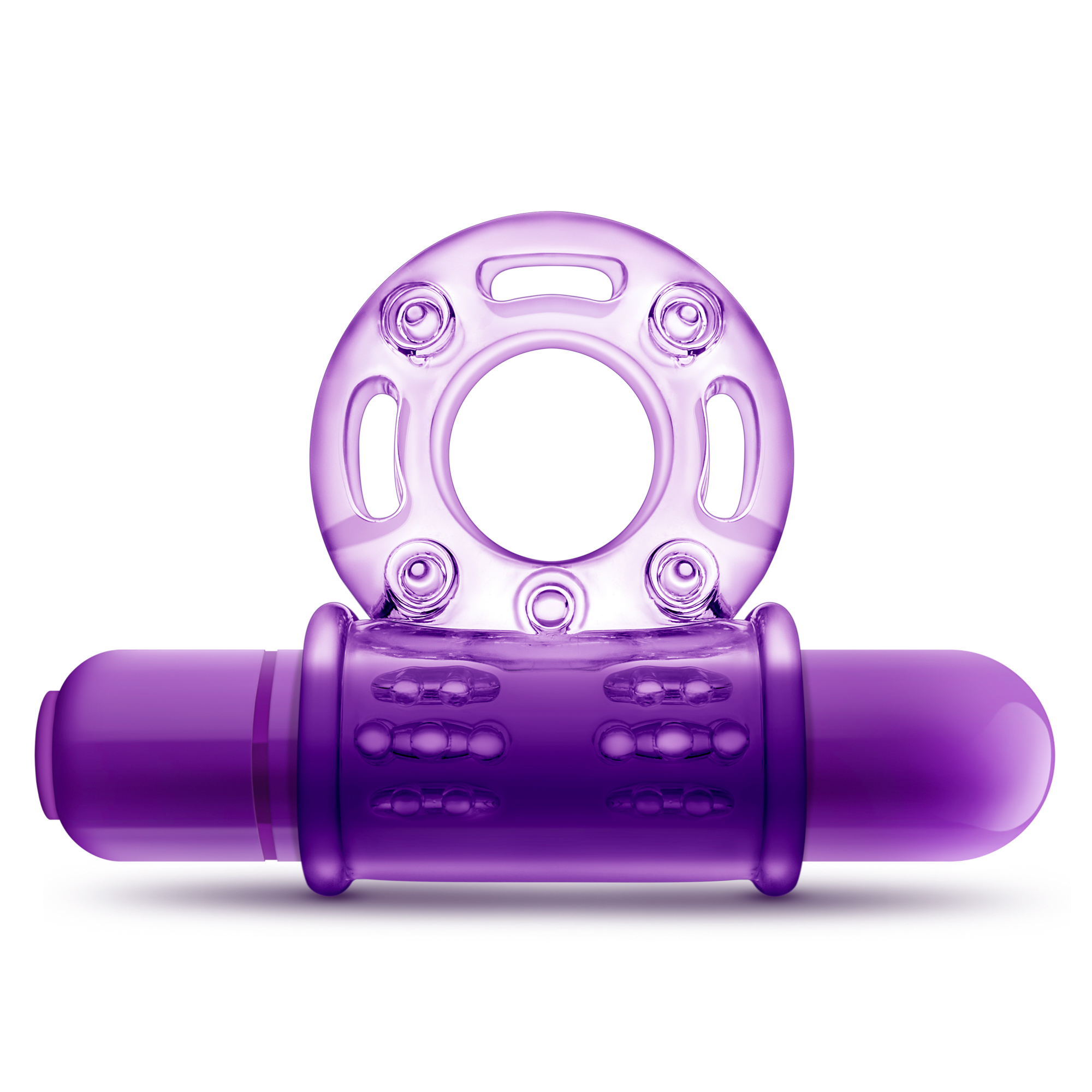 Discover intense pleasure during lovemaking Couples Play Vibrating Cock Ring. Powered by one AAA battery. Your ring emits thumping vibrations that will please both partners simultaneously. Stretch the ring around the base of the penis and push the button to start the vibrations. Use the ring and bullet together