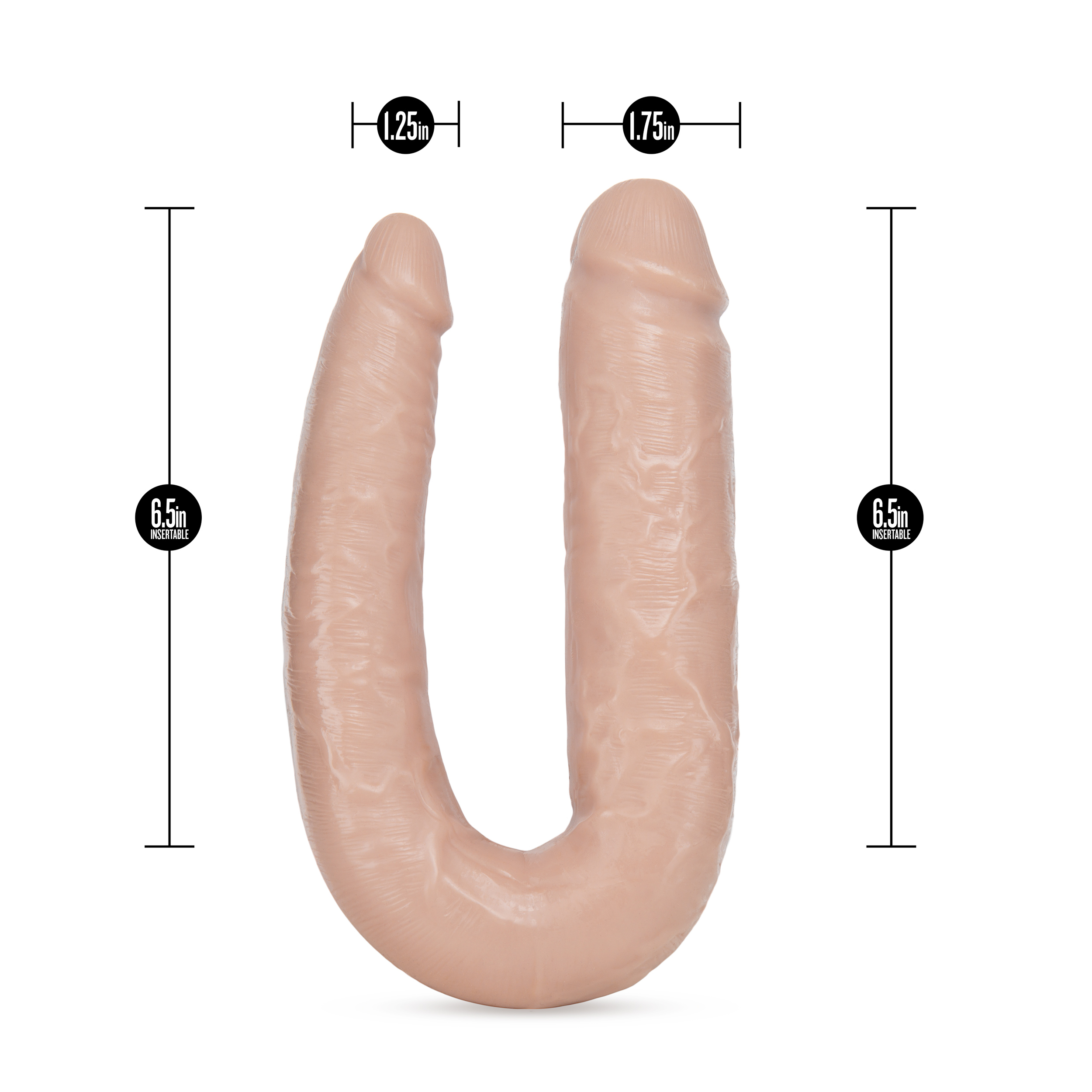 U-shaped toy flexes and curves
