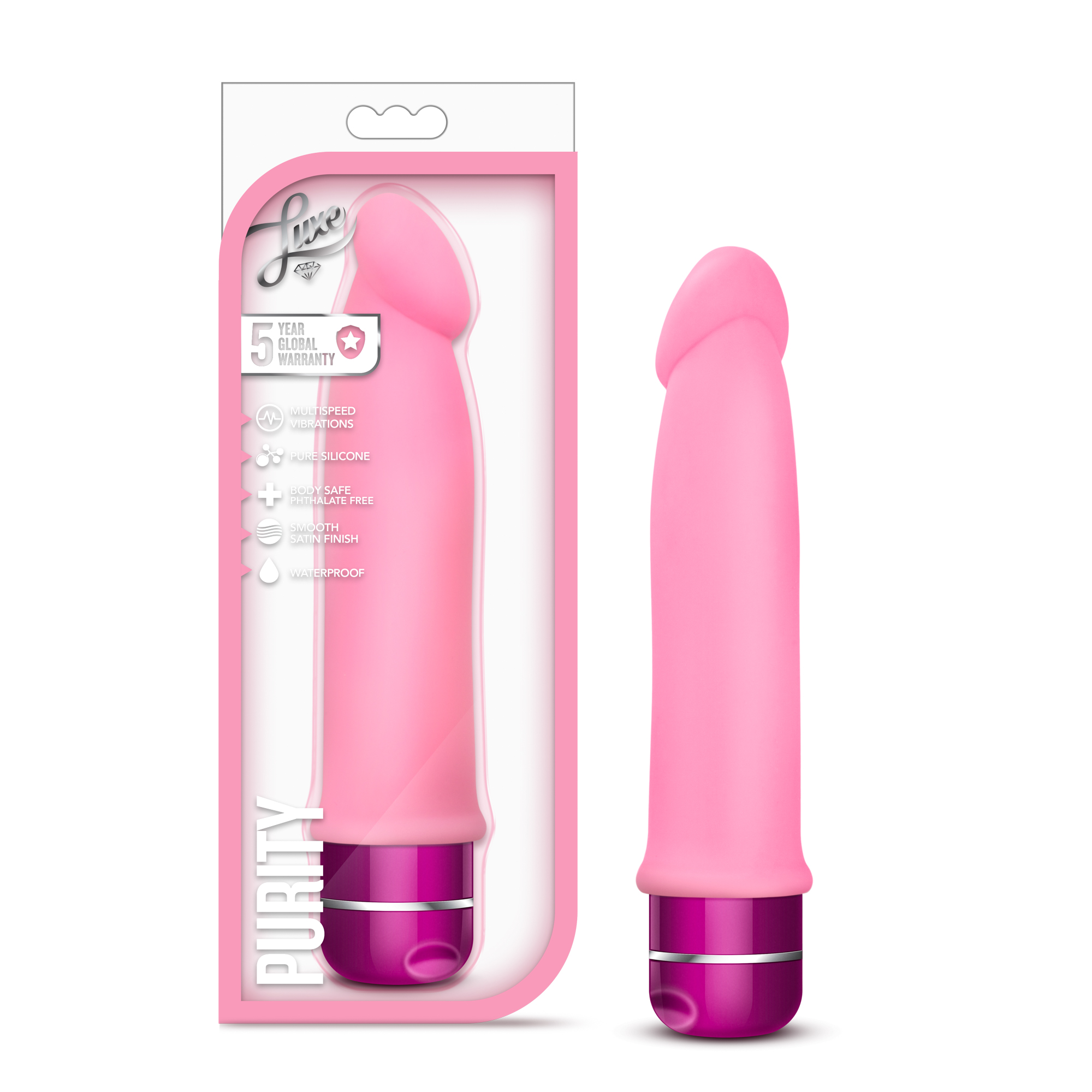 latex and fragrance free Silicone with a sensual shape that entices and hints of something simply magical. Whether it's vaginal or anal