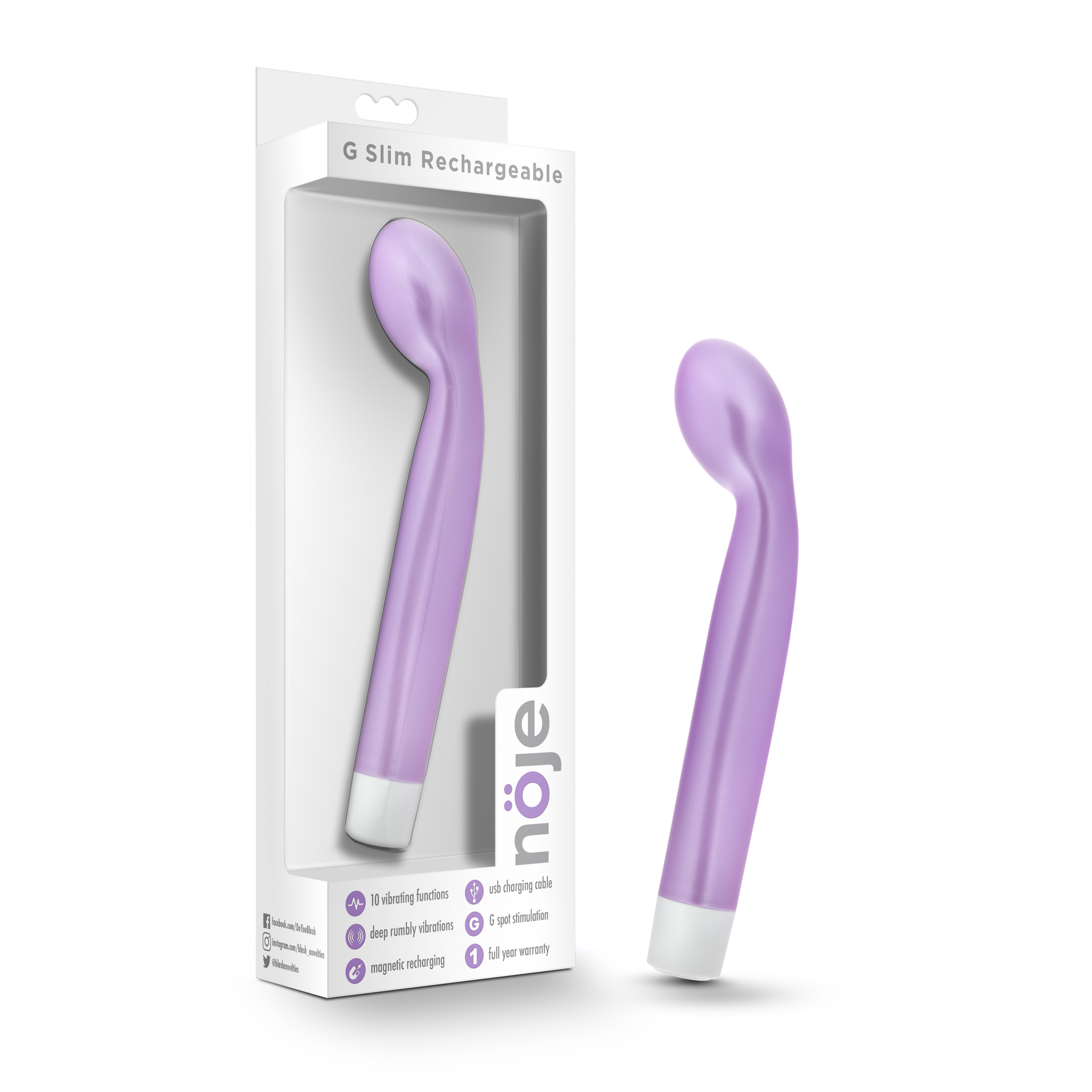 rumbly G spot pleasure. Explore the 10 vibrating functions. Two-way scrolling allows you to move forward and backwards as you find the function that you desire. The magnetic USB charging cable clicks on