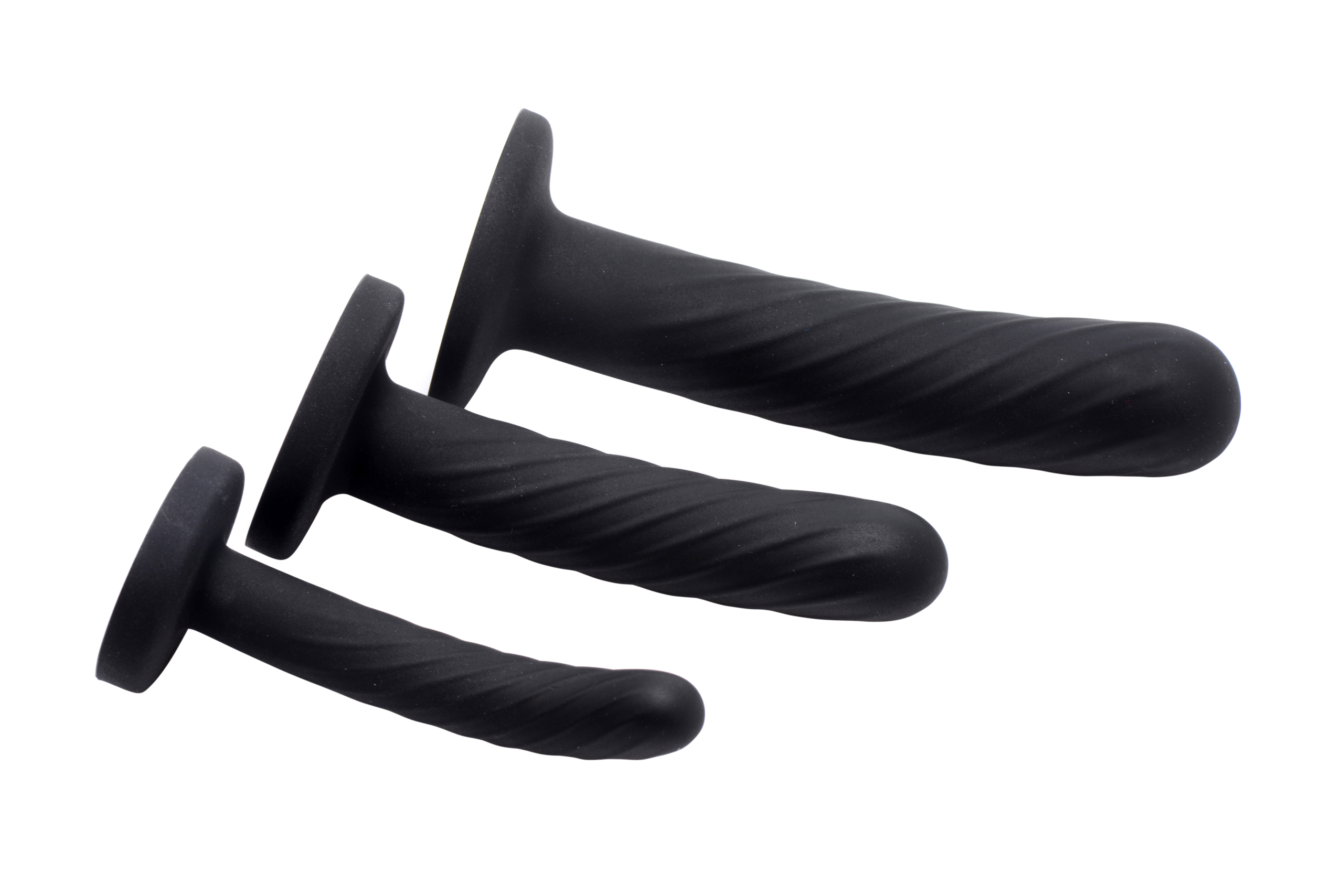 this set of 3 silicone dildos is perfect for opening you up! Your tight hole needs to be coaxed and pleasured before it allows entry of a big dick or dildo