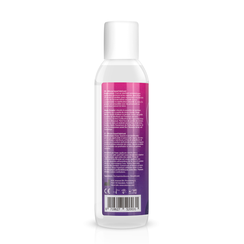 EasyGlide Silicon lubricant. Ideal for massages. In contrast to water based lubricants