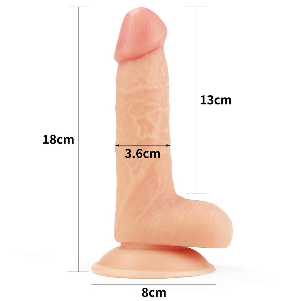 the Soft strap on dildo comes with incredibly lifelike realistic shaft and soft penis glans that create authentic sensation meanwhile it can be secured to the strap on harness easily and steadily.