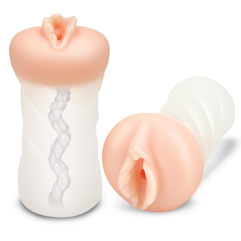 <p>The ZOLO Realistic Perfect Girlfriend Squeezable & Textured Stroker is a dual-density transparent stroker that mimics the look and feel of a vagina.</p>