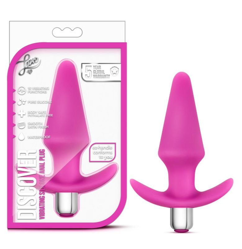 or together with the Discover plug. So you have 2 toys in 1! A note about the shape of this product. The head and neck of the plug is shaped to when plug is inserted it stays securely inserted.</p>