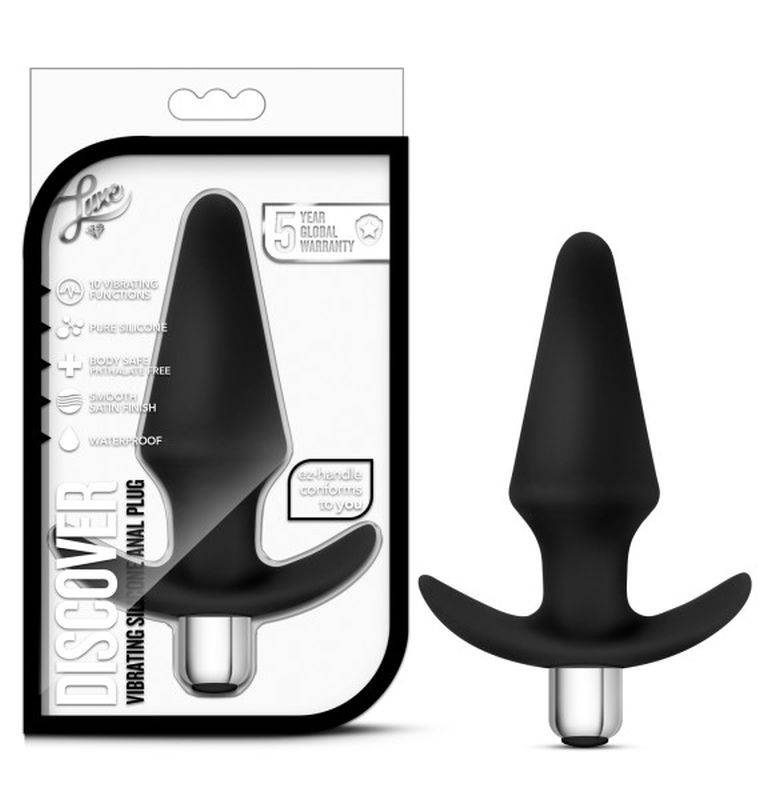or together with the Discover plug. So you have 2 toys in 1! A note about the shape of this product. The head and neck of the plug is shaped to when plug is inserted it stays securely inserted.</p>
