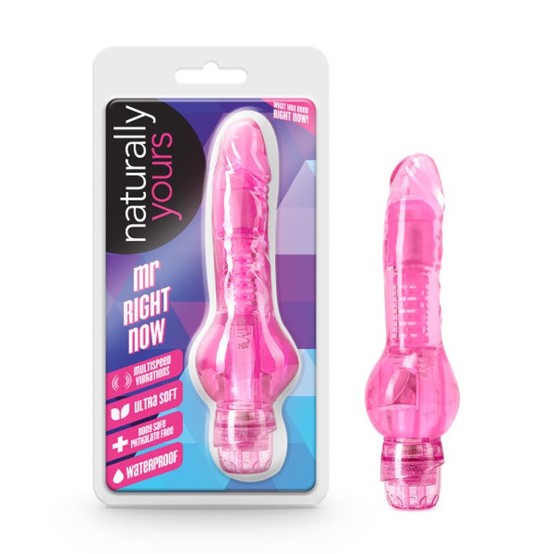 Waterproof so you can take him in the tub with you. Multispeed vibrations controlled by a twist of the base lets you choose from mild to wild!