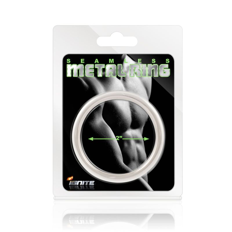 <p>Seamless Metal Cock Ring 51mm.</p>