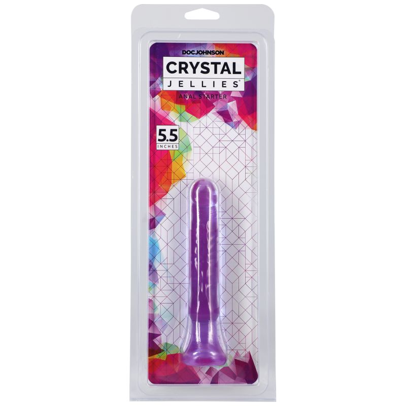 Doc Johnsons 5.5 inch Crystal Jellies Anal Starter is a soft and flexible erotic tool that is perfect for anal enjoyment.
