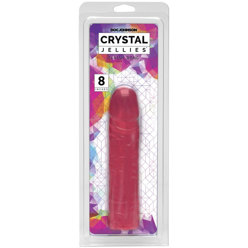 Doc Johnsons 8 inch Crystal Jellies Classic is a soft and flexible variation of the original dong that started it all.