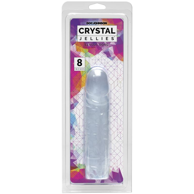 Doc Johnsons 8 inch Crystal Jellies Classic is a soft and flexible variation of the original dong that started it all.