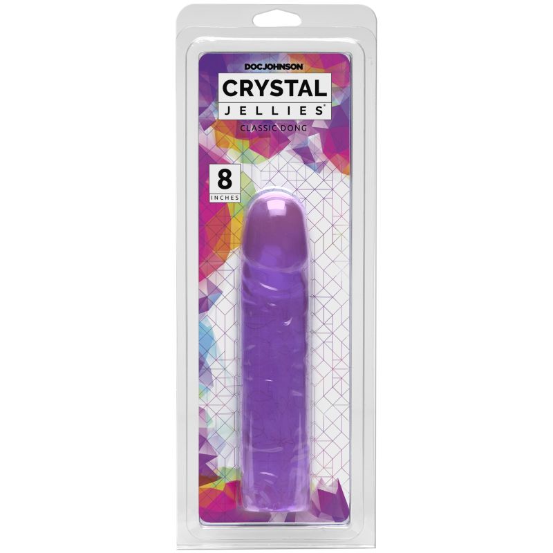 Doc Johnsons 8 inch Crystal Jellies Classic is a soft and flexible variation of the original dong that started it all.