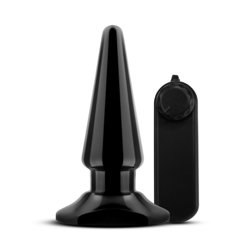 The Vibrating Anal Pleasure features a tapered tip which makes it easy to insert and the tight neck holds it firmly in place.
