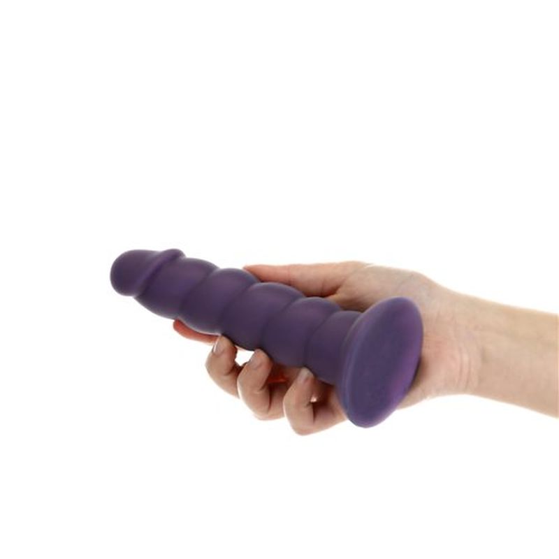 This elegant 7 inch dong features a stunning tickled pink hue with a uniquely ribbed texture running down the shaft and topped with a prominent head for penetration. The sheer girth of this product will take you to another dimension. But the fantasy doesnt just stop at its appearance! Made from 100 percent silicone