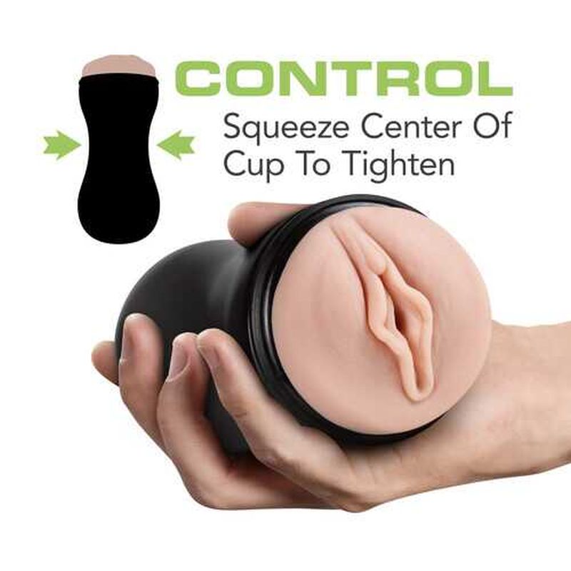 M for Men Soft & Wet Stroker Cup pussy with pleasure ridges which is self lubricating