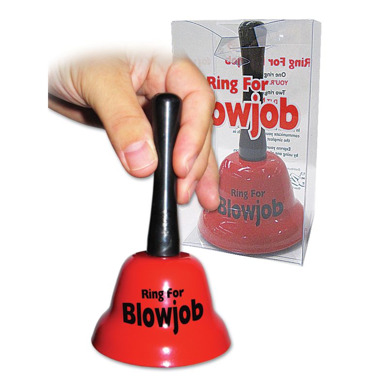 <p>Ring for a blowjob. Communicate your needs through a ring of a bell.</p>