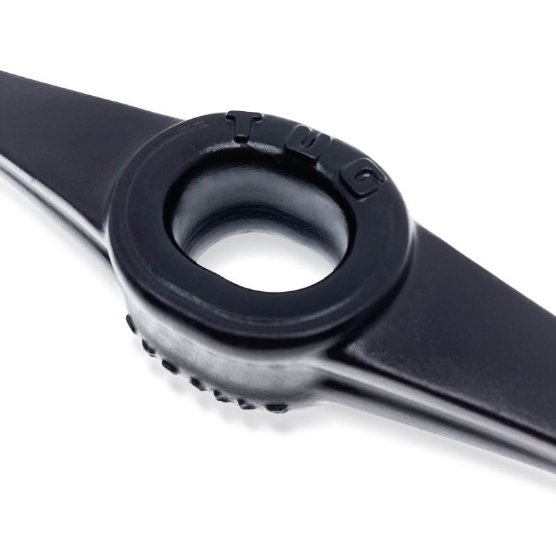 TUG is a silicone ballstretcher with pull down attached rubbery wings designed to add hanging weight but with more accuracy and comfort than most tug down ballstretchers.