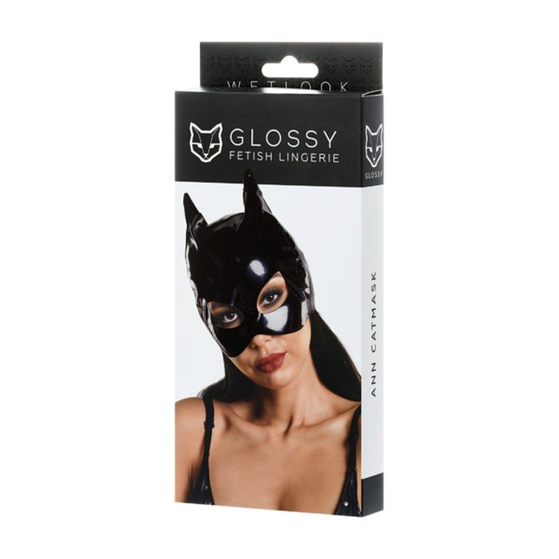 Glossy Wetlook Cat Mask - Image 3