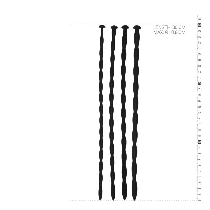 most sensitive spots with this silicone dilator set. The complete set is perfect for men who want to push their boundaries.