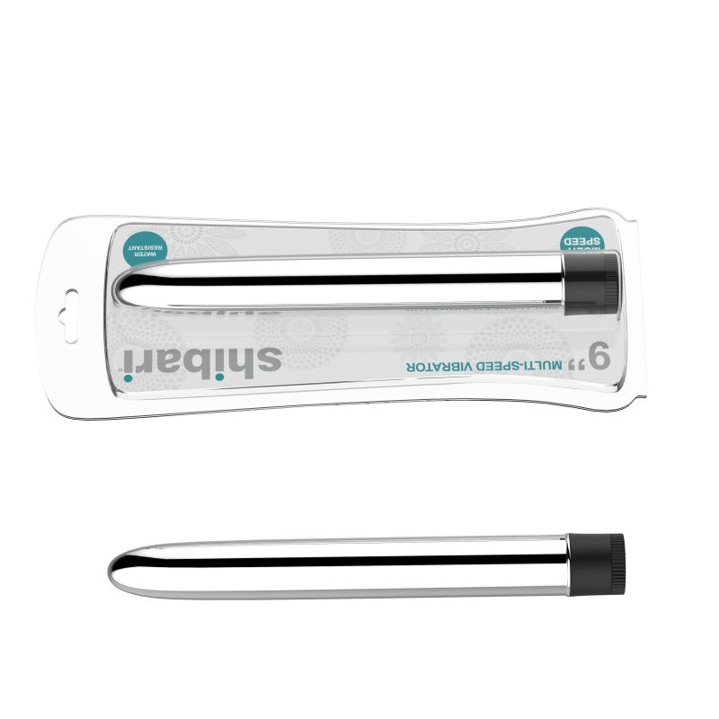 Shibari Multi-Speed Vibrator 9in Silver - Image 3