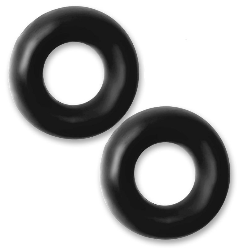 2 firm grip cockrings that will not roll they flatten out as you stretch