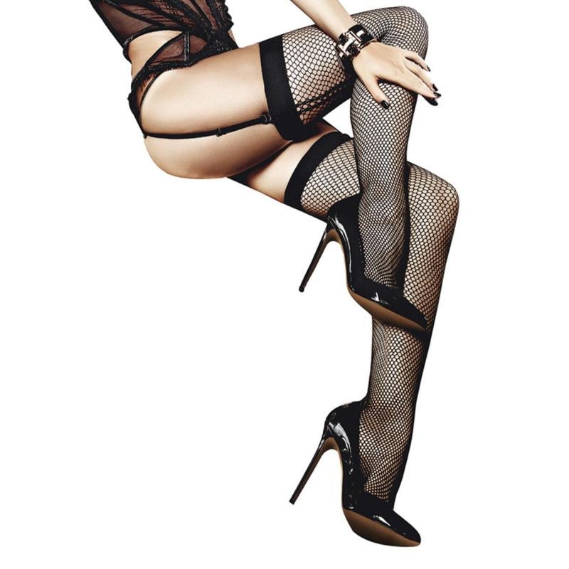 <p>Complete with everything from thigh-highs to elegantly patterned nylons