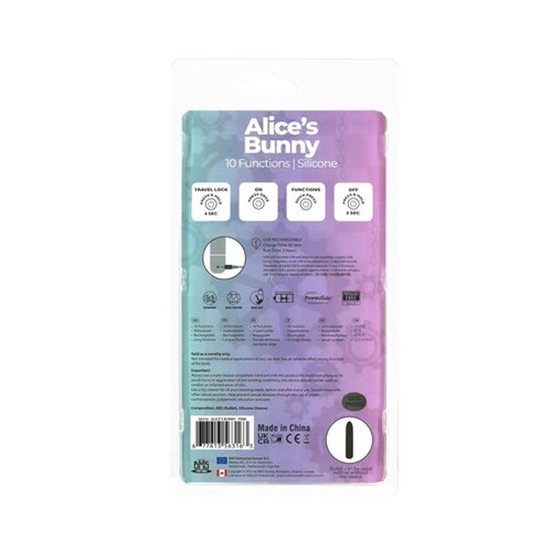 Experience 2 in 1 pleasure with the multifunction vibrating bullet that comes suited up in a removable rabbit sleeve