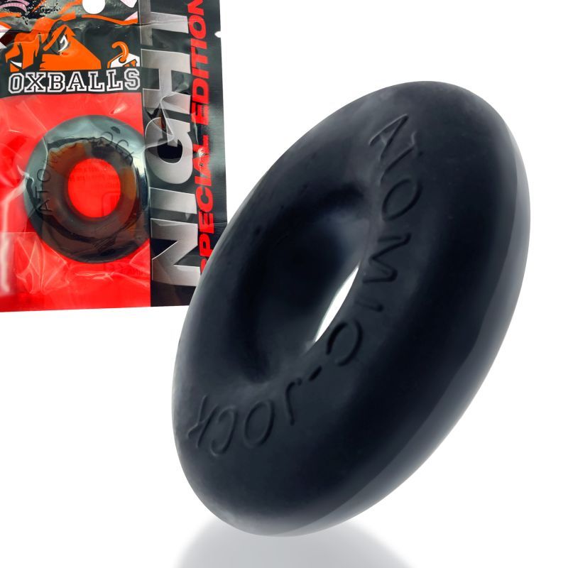 DO-NUT cockring in new NIGHT EDITION velvety silicone finish PLUS silicone blend