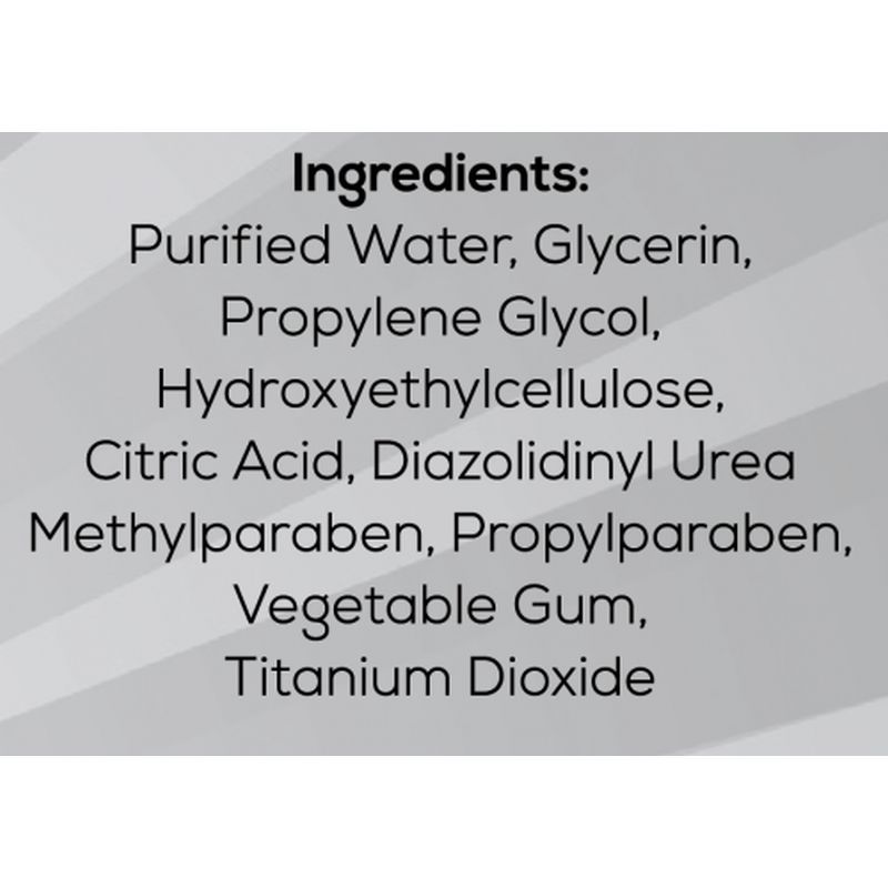 This odourless water-based lube is thick and creamy-white