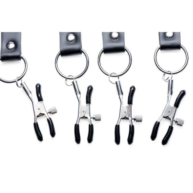 while the straps themselves can be customized to fit most leg and waist sizes.</span><br /><br /><span>Perfect for humiliation play