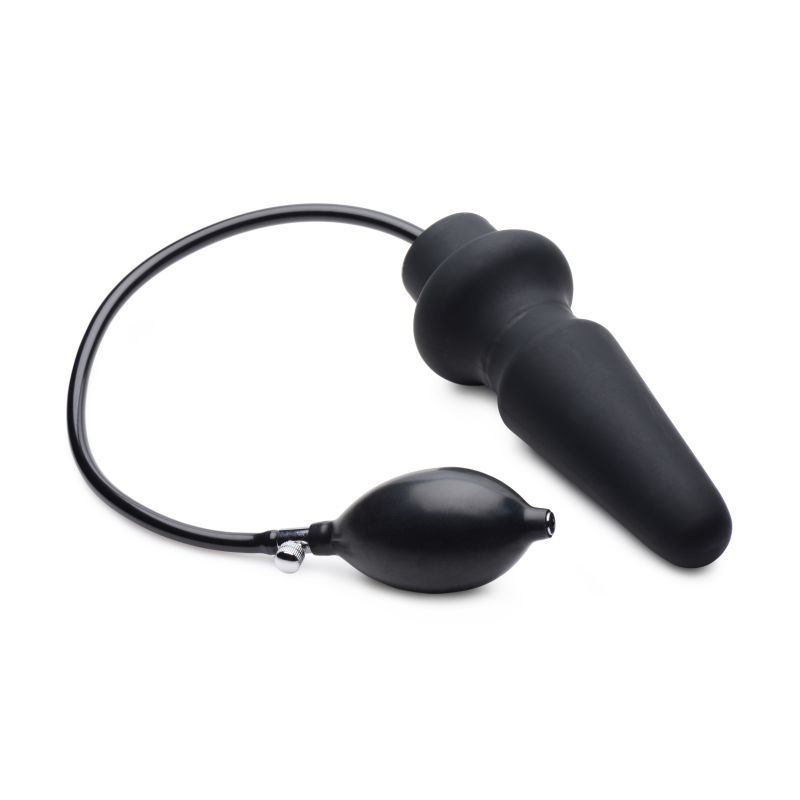 Expand your ass with the Ass Pand! This inflatable silicone anal plug allows you to pump your ass full to new levels of backdoor expansion! The silicone exterior is velvety smooth to provide a premium feel for your booty