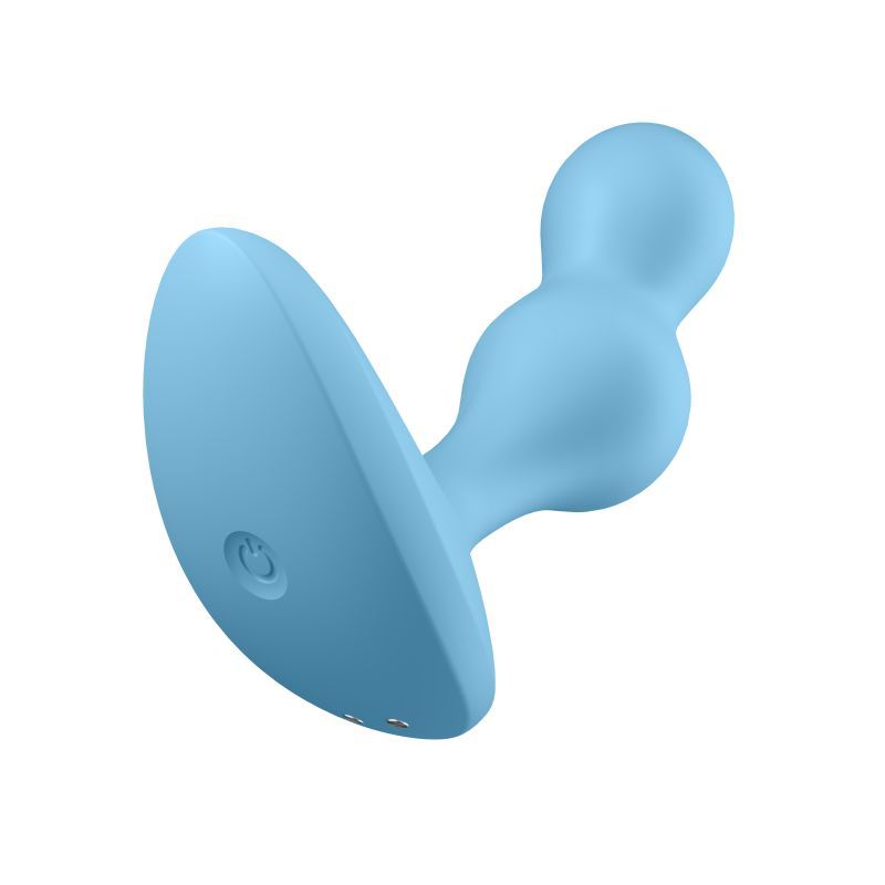 The Deep Diver is a Satisfyer app compatible vibrating anal plug with an innovative design that unites the elements of an anal bead with the shape of a plug.It has a large shaft due to 2 beads for a new sensation and a control button at the base.