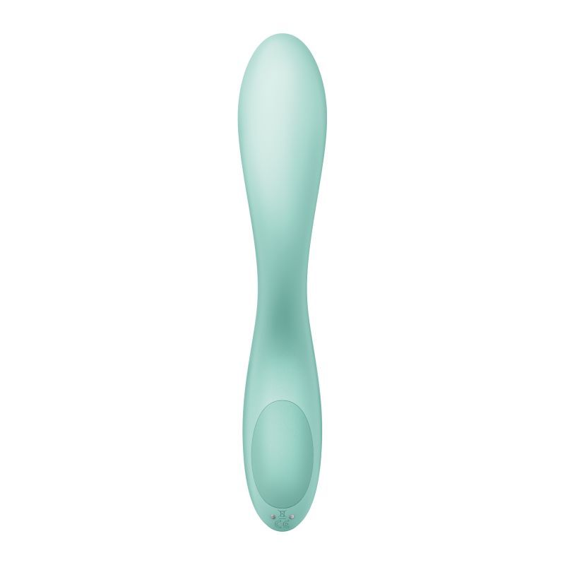 The Rrroling Explosion stimulates the G-spot with vibrations and a rolling ball that moves up and down the tip and is ergonomically curved to hit the G-spot.