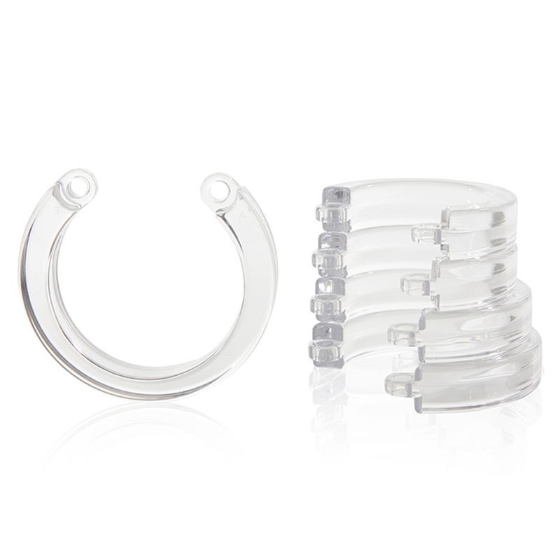 <p>Replacement Black U Rings for all CB X chastity devices
