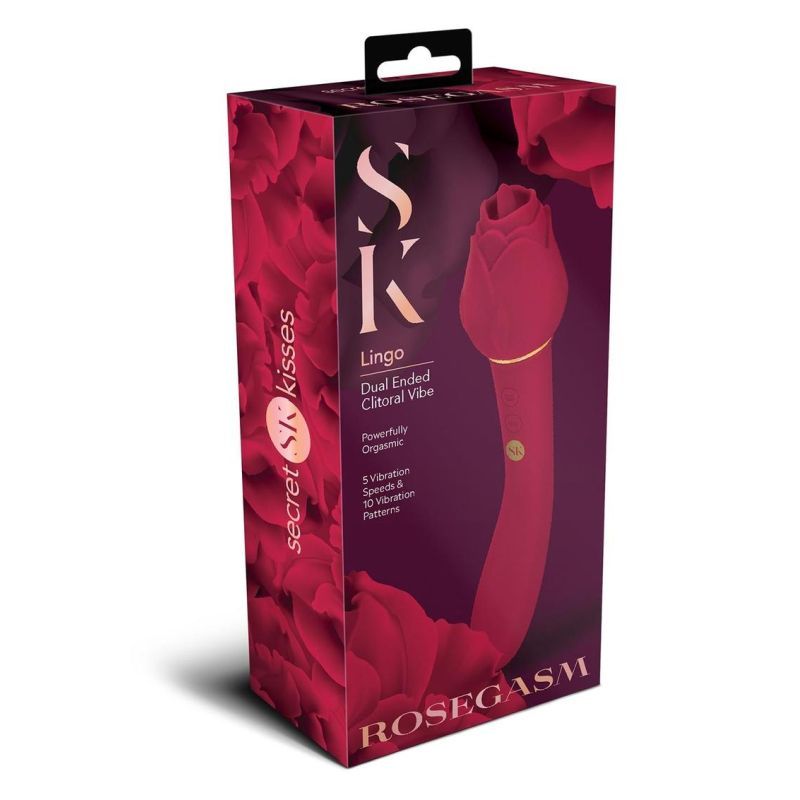 Make your orgasms flourish with this powerful clit stimulator featuring a flickering tongue that directly targets your erogenous zones.