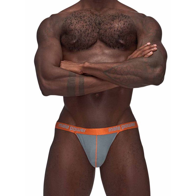 colour coordinating trim and plush satin finish branded waistband and leg bands.</p>