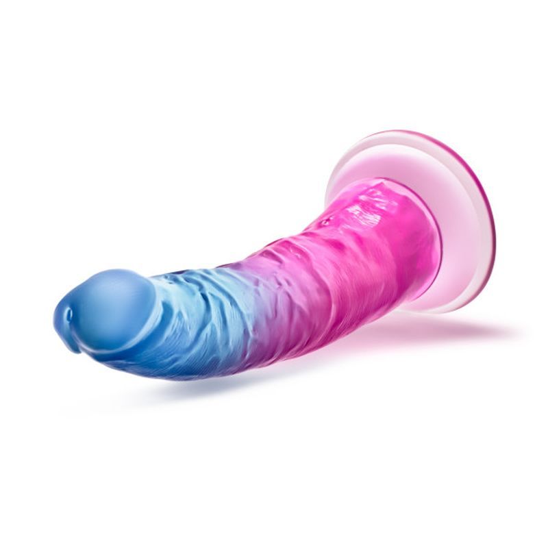 This gorgeous design has a gradient effect that truly brings some colour to your playtime. This exceptional dildo is perfectly sized