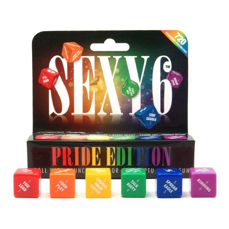 With 720 possible sexy scenarios to play with you can’t fail to be winners with these spicy dice. Roll all together for impromptu fun or one at a time to feel the excitement and anticipation build.