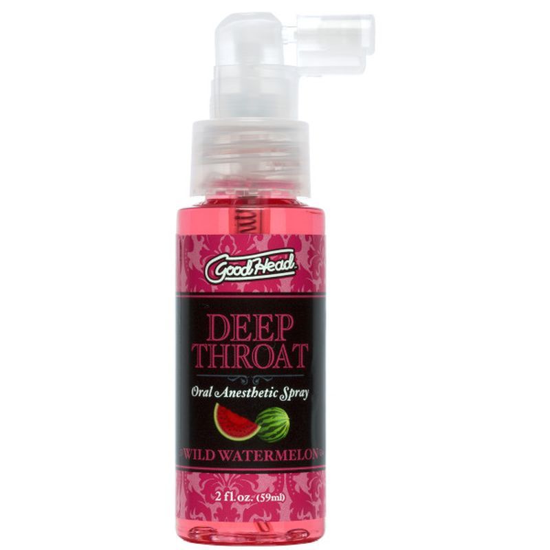 but many people find it difficult to accommodate their partner’s full manhood. Doc Johnson presents GoodHead Deep Throat Spray