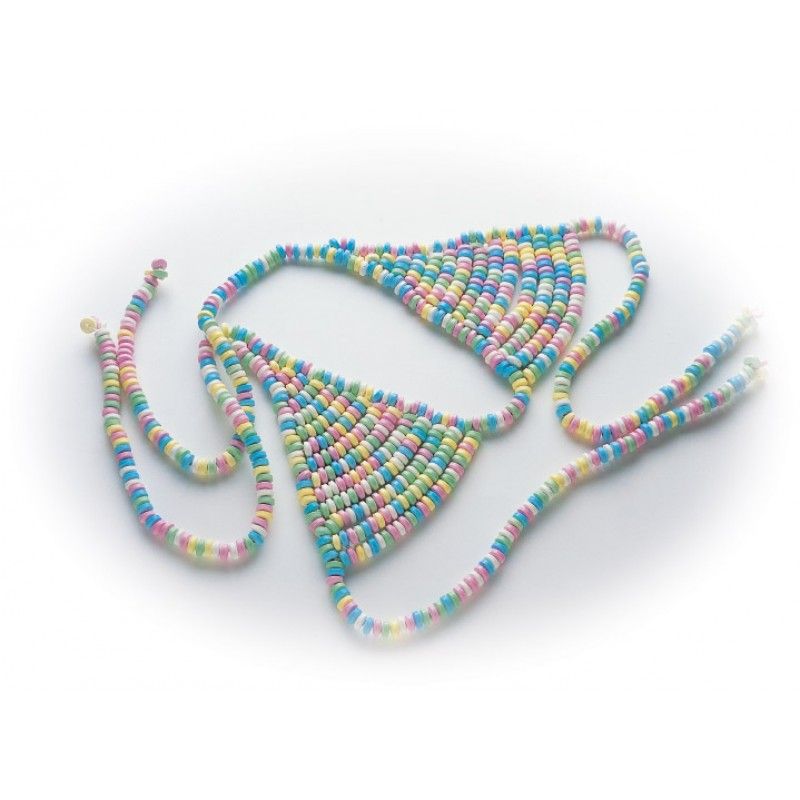 Candy Edible Bra. Multi-flavoured candy in a one-size-fits-all bra.
