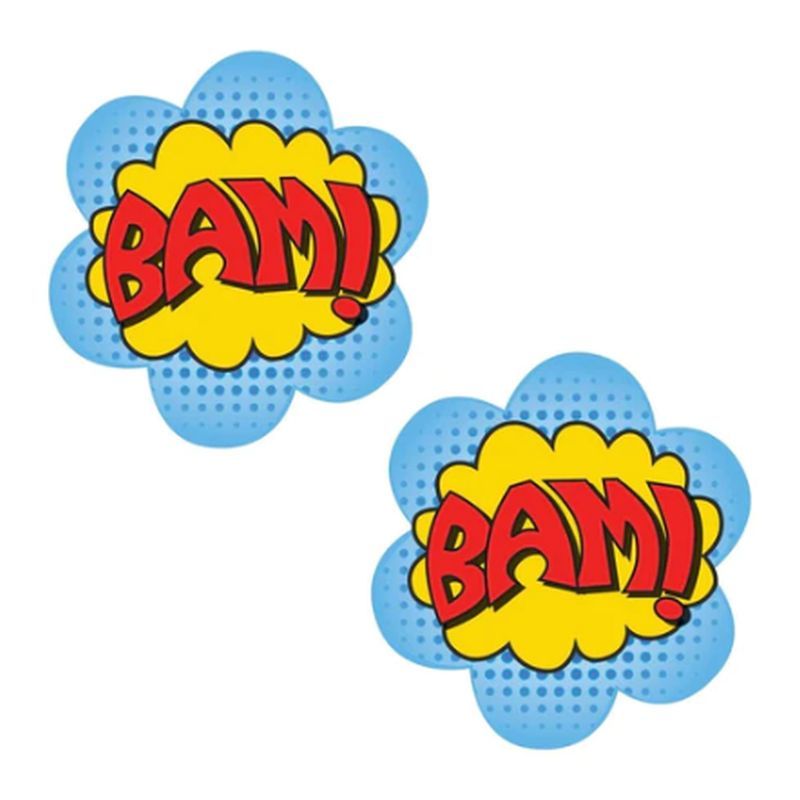 <p>Harness the explosive awesomeness of these BAM! Comic Book Onomatopoeia Nipztix.</p>