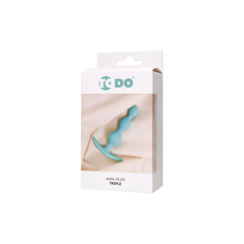ToDo Triple Anal Plug is suitable for both beginners and experienced. The pointed tip provides a comfortable penetration.