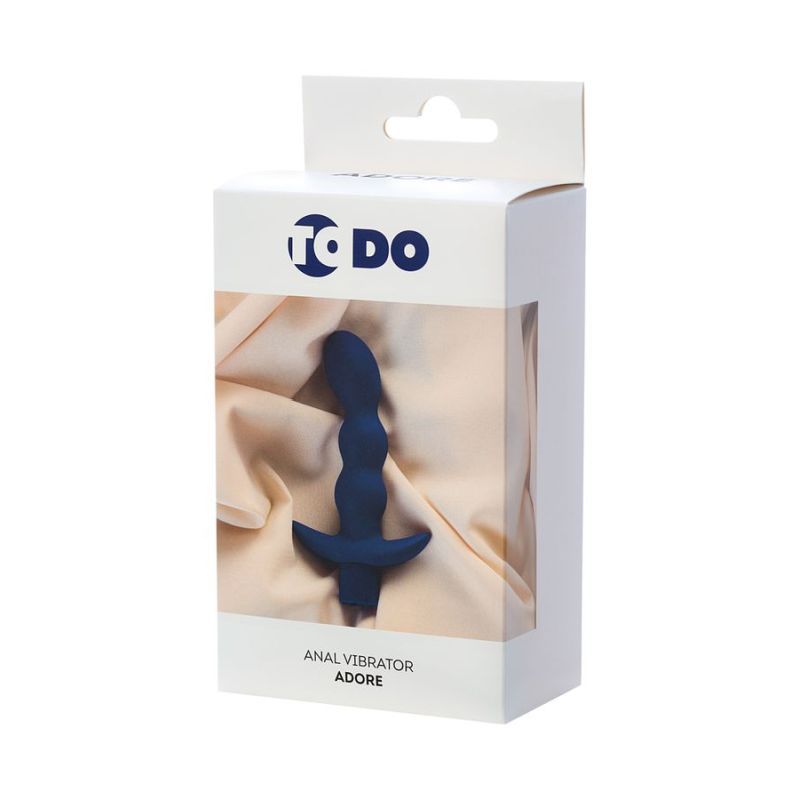 ToDo Adore Anal Vibrator is suitable for both beginners and experienced. Curved tip provides a comfortable penetration.