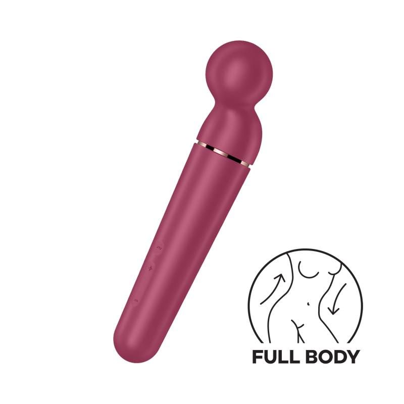 Discover this new planet with 'Planet Wand-er' • Adds to the line of Satisfyer wand vibrators• Rounded tip