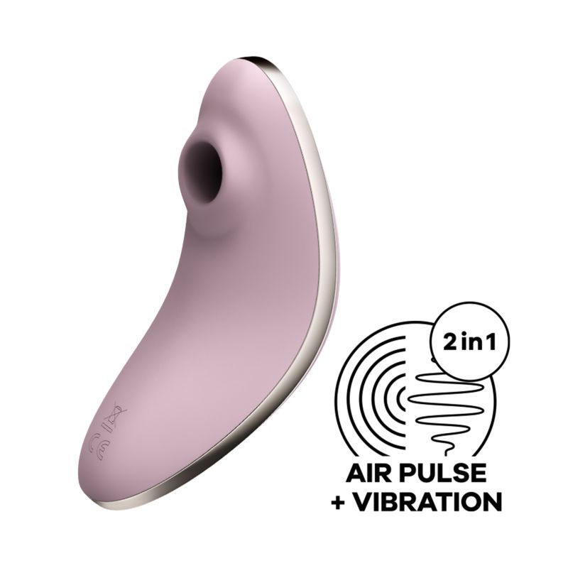 <p>The compact design of the Satisfyer Viva La Vulva 1 provides sensual clitoral stimulation. The lay-on vibrator pampers the clitoris with a round contact surface made of body-friendly