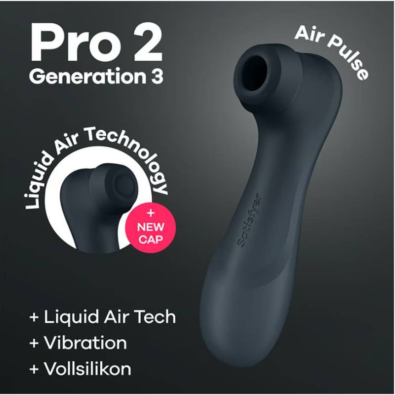 the newest generation of this classic Satisfyer mimics the sensual surge of pulsing water.
