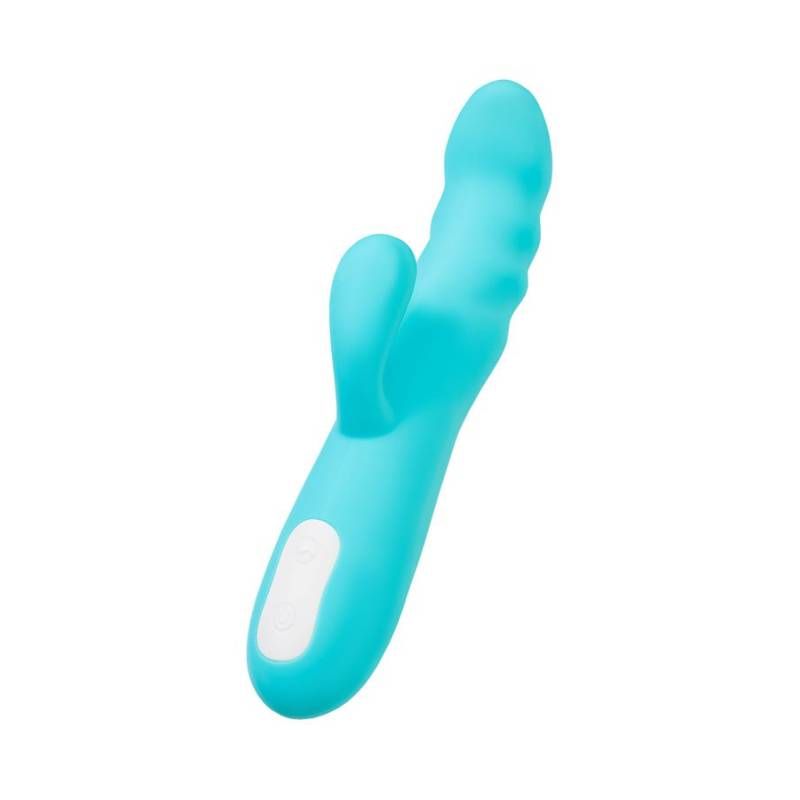 more textured internal massage. Paired with a powerful clitoral stimulator