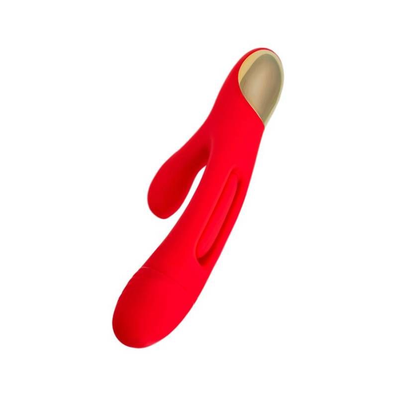 Experience a whole new level of indulgence with the JOS Patti. This premium rabbit vibrator doesn’t just vibrate — it features a moving tongue inside the shaft for irresistible