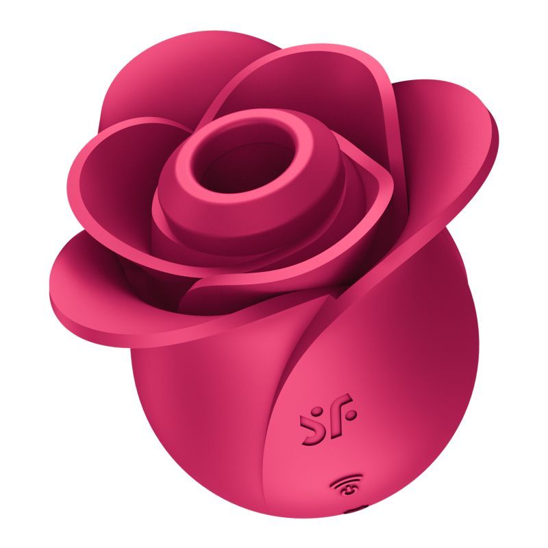a pressure wave vibrator that seamlessly blends modern aesthetics with the power of Satisfyer’s technologies. Its sleek and innovative design takes inspiration from the beauty of a blossoming rose